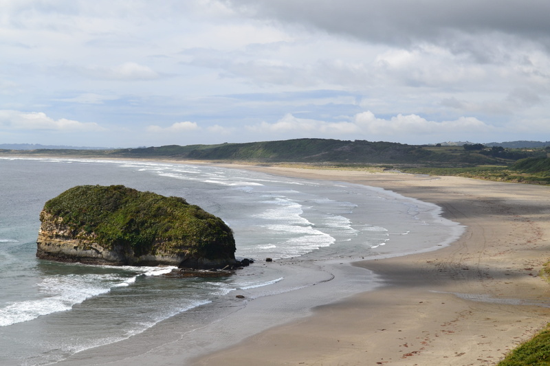 tranquility, no people, tranquil scene, coastline, land, chiloé island, cloud - sky, beach, nature, motion, scenics - nature, non-urban scene, 4K, sand