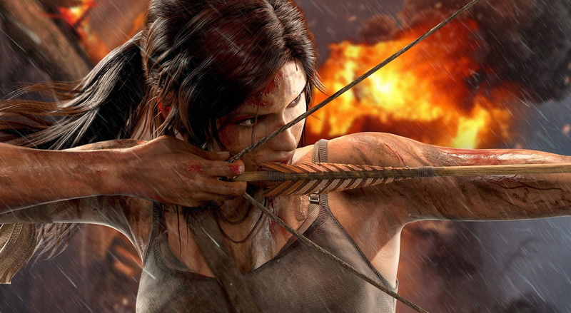 raider, leisure activity, fire, outdoors, real people, occupation, 1080P, nature, Tomb Raider, video game, fire - natural phenomenon, close-up