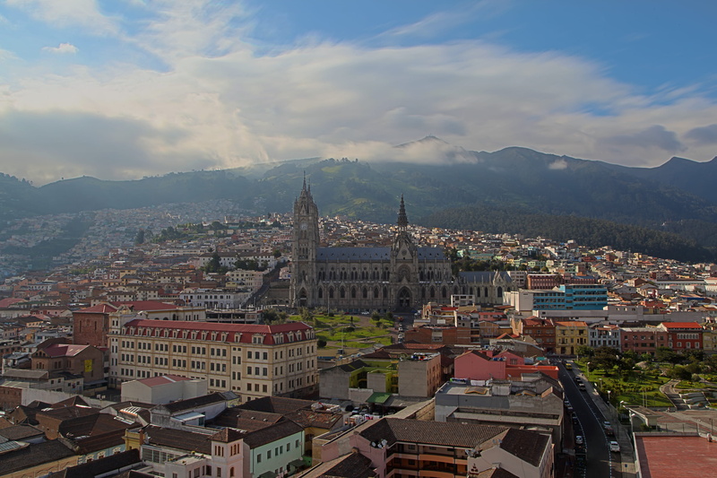city, religion, urban, crowd, building, built structure, quito, outdoors, cityscape, colours, sky, travel destinations, ecuador, andes, building exterior