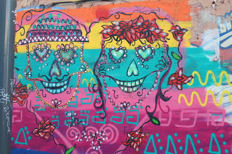 creativity, pink color, full frame, chile, no people, pattern, representation, art and craft, war, travel, colors, street art, graffiti, valparaiso, valparaíso