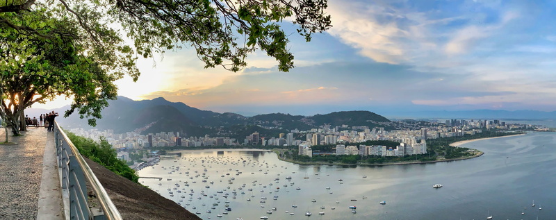 built structure, landscape, building, water, morro da urca, nature, rio, travel destinations, tree, transportation, building exterior, architecture, rio de janeiro