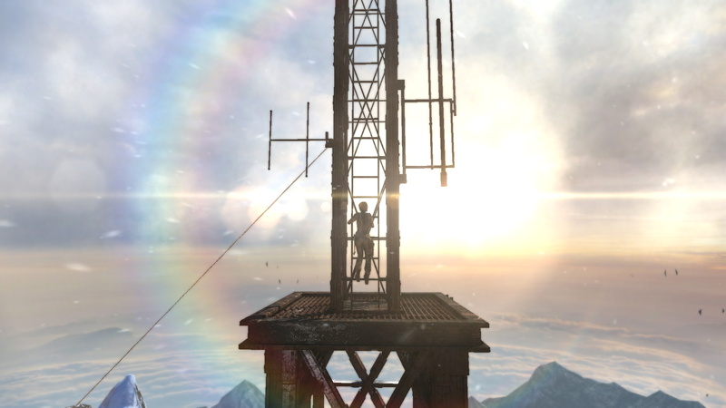 connection, architecture, global communications, day, sunset, built structure, tall - high, technology, Lara Croft, sunbeam, lens flare, tower, 1080P