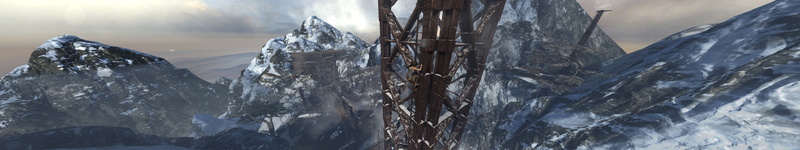 water, outdoors, ice, scenics - nature, Eyefinity, nature, 5K, panoramic, no people, sunlight, winter, triple screen, video games, environment, cold temperature