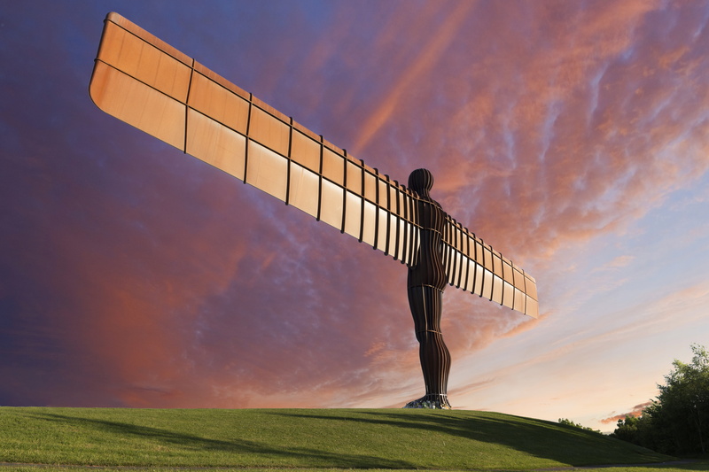public art, architecture, 5K, sport, adult, landscape, grass, daytime, gateshead, nature, twilight, angels, sunset, dusk, cloud - sky, steel, beauty in nature