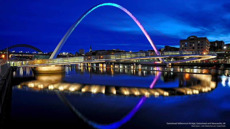 uk, Architecture, millennium, 2K, newcastle, bridge, gateshead