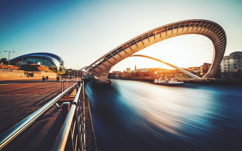 uk, Gateshead, Millennium, bridge, 2K