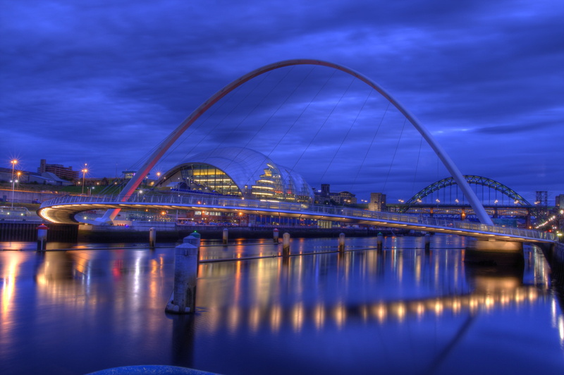 sky, tourism, 4K, landmark, bridge, built, way, no people, construction, concrete, steel, path, structure, cloud - sky, track, city, high, transportation