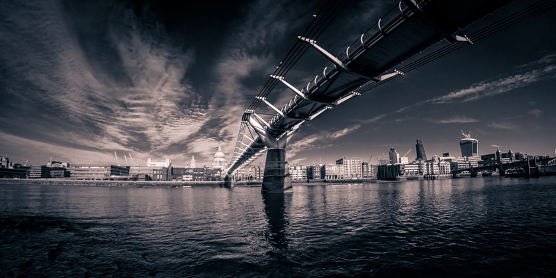 millenium, Best s, London, Millenium Bridge, Thames, bridge, 1080P, s