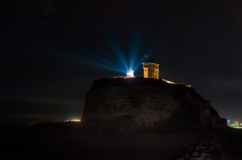 breakwall, newcastle east, 4K, city, lighthouse, history, low angle view, nature, night, built structure, headland, the past, architecture, building, cliff