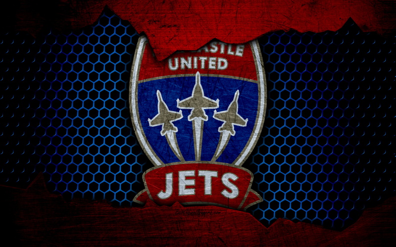 Emblem, 4K, Logo, Soccer, Newcastle Jets FC