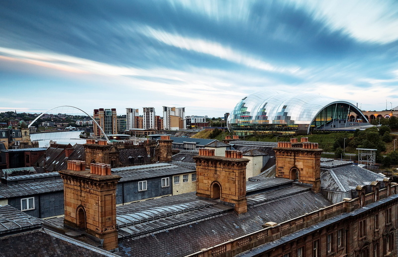 Newcastle, Old and New, 1080P, Millennium Bridge