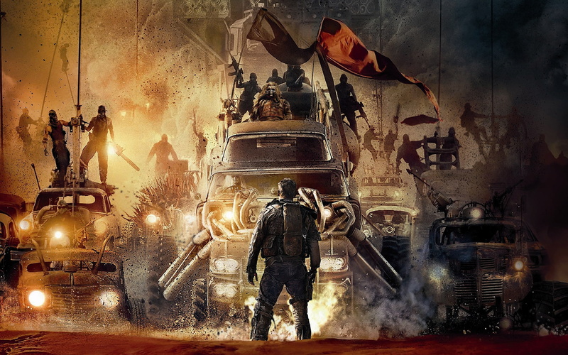 Mad Max, Road rage, postapokalipsis, machine, 1080P, warriors, Fury Road, dust, desert