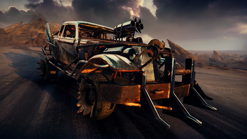 nature, vehicle, abandoned, cloud - sky, Mad Max, day, road, damaged, 2K, stationary, desert, sky, Fury Road, gray, machine, Road rage, mountain, landscape