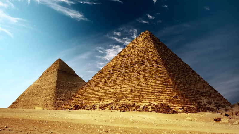 egyptian, skyscapes, architecture, art, Sand, 1080P, nature, hd, desert, deserts, pyramids, x