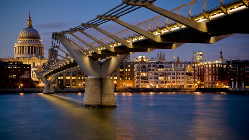concrete, city, city Life, water, bridge - Man Made Structure, reflection, outdoors, twilight, government, thames River, sky, 1080P, uK, famous Place