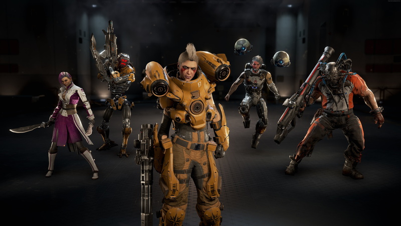 government, army soldier, screenshot, gun, war, weapon, standing, fighting, robot, military, 5K, adult, 8k, art and craft, conflict, indoors, Lawbreakers