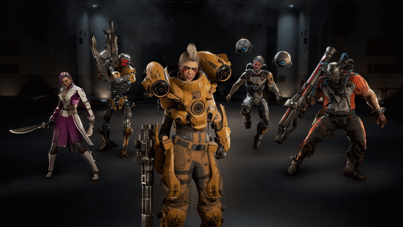 5K, lawbreakers, game, characters