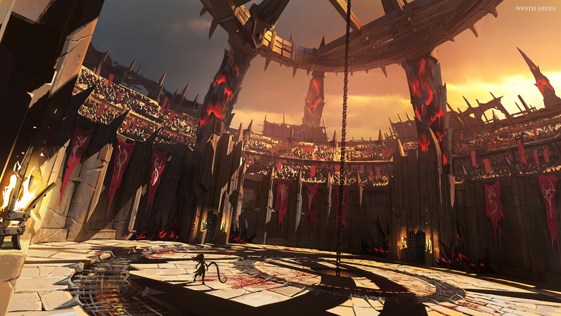 fantasy art, video games, Darksiders 3, 720P, arena, digital art, artwork
