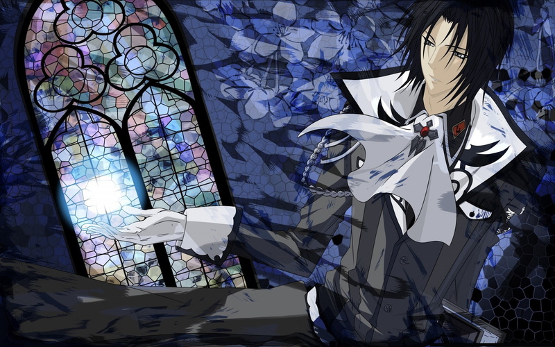 sunlight, character, hotaru odagiri, glass - material, wearing, architecture, women, built structure, coat, one person, kanata wakamiya, art and craft