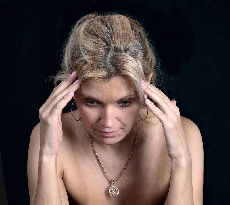 sadness, face, i feel sorry for, nostalgia, adult, round, hair, depression - sadness, wearing, portrait of a woman, suffering, black background, woman