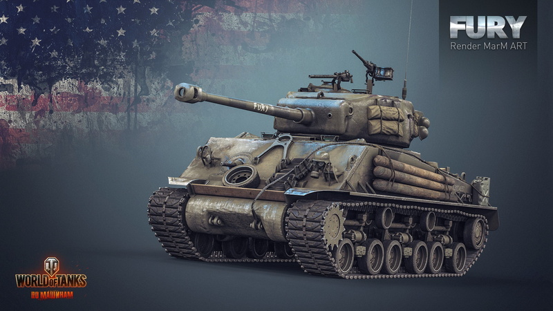 World Of Tanks, M4 Sherman, Wargaming, video games, M4 Sherman Fury, 2K
