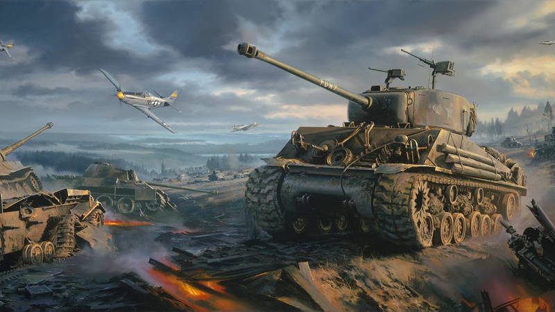 M4 Sherman, mode of transportation, architecture, 1080P, fighting, war, no people, day, nature, transportation, army, military, armored tank, aggression