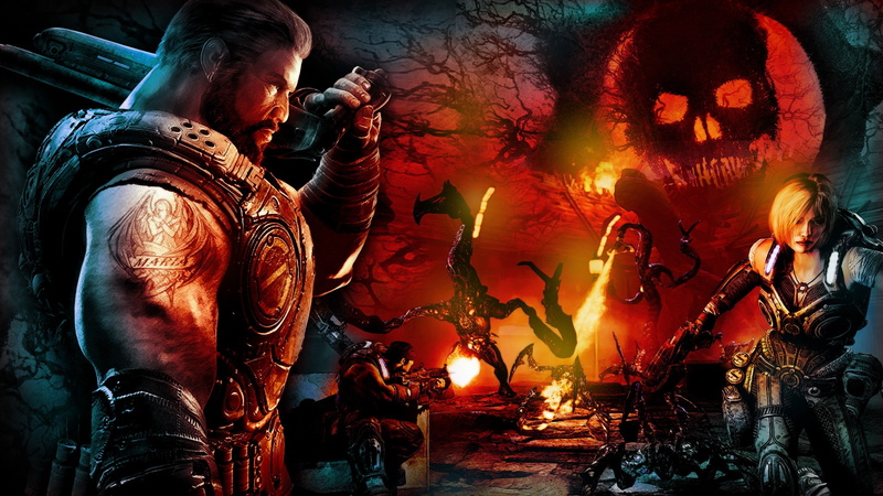 art, video, 2K, games, gears of war, destruction, hd, gears, war, x
