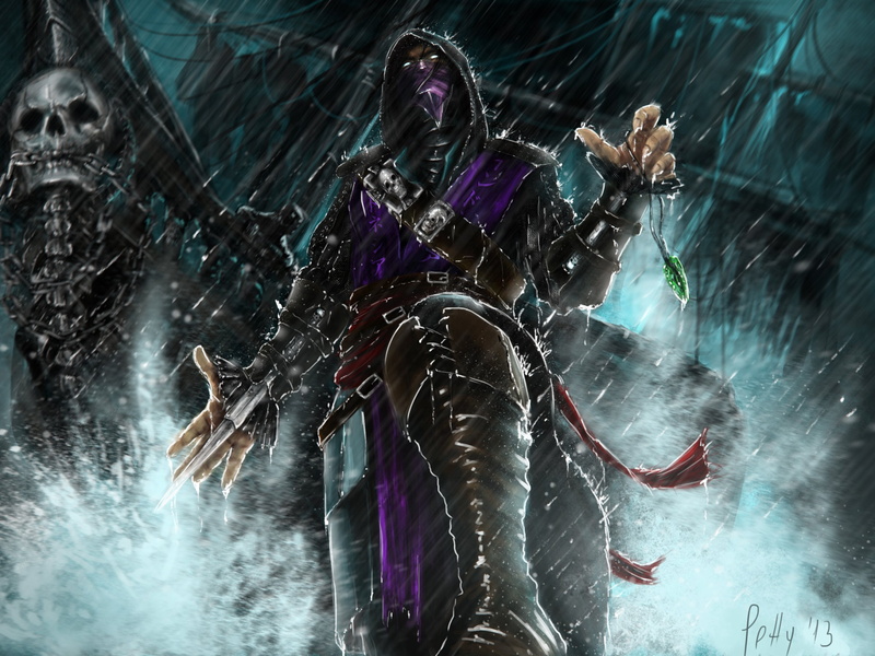 mortal, warrior, rain, boots, fantasy, kombat, games, 2K, wearing, skull