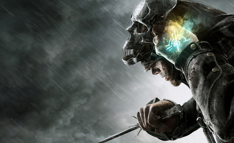 Other Games, human body part, activity, video game, skull, mask, wet, headshot, dishonored, warrior, adult, 2012, occupation, one person, digital