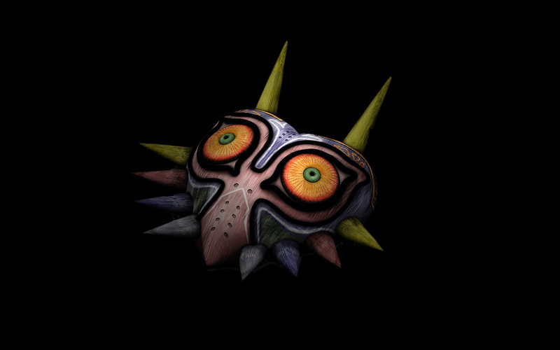 vertebrate, representation, The Legend of Zelda, studio shot, animal, indoors, nature, craft, black background, The Legend of Zelda: Majoras Mask, animal themes