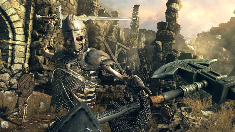 hellraid, horror, warrior, skeleton, action, dark, 1080P, slasher, fantasy, skull