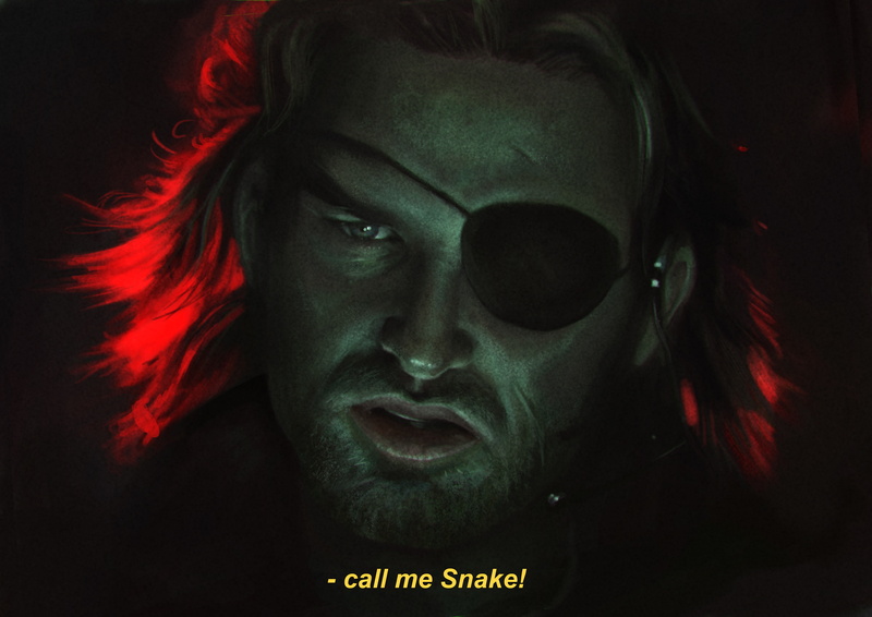 headband, Snake, Kurt Russell, 4K, Escape from New York, face, male, snake plissken