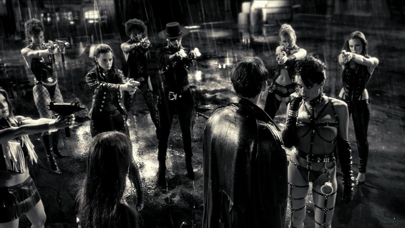 1080P, Sin City, monochrome, movies