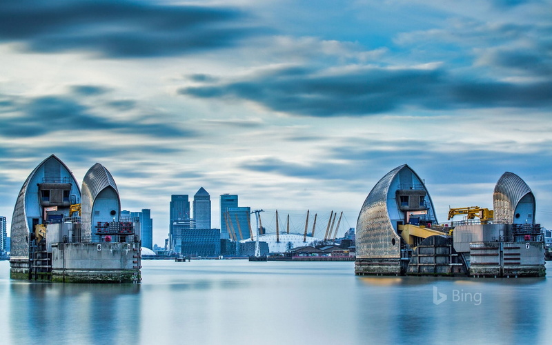 modern, skyscraper, building exterior, no people, travel destinations, cityscape, barrier, cloud - sky, bing, thames, office building exterior, bay, building