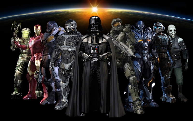 video, ironman, war, wallpap, halflife, halo, crysis, effect, dead, x, games, vader, 720P, hd, art, mass, darth, space, gears, gears of war, Darth Vader