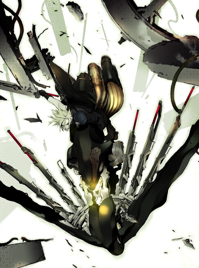 artwork, Final Fantasy, 720P, anime, Final Fantasy VII: Advent Children, Final Fantasy VII