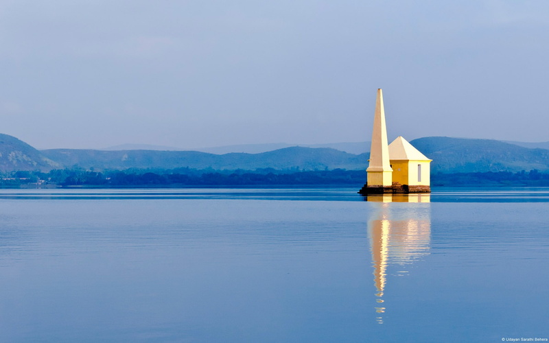 nature, island, chilika, chapel, beauty in nature, hd, architecture, blue, water, lake, white, reflection, wallpa, copy space, breakfast, scenics - nature