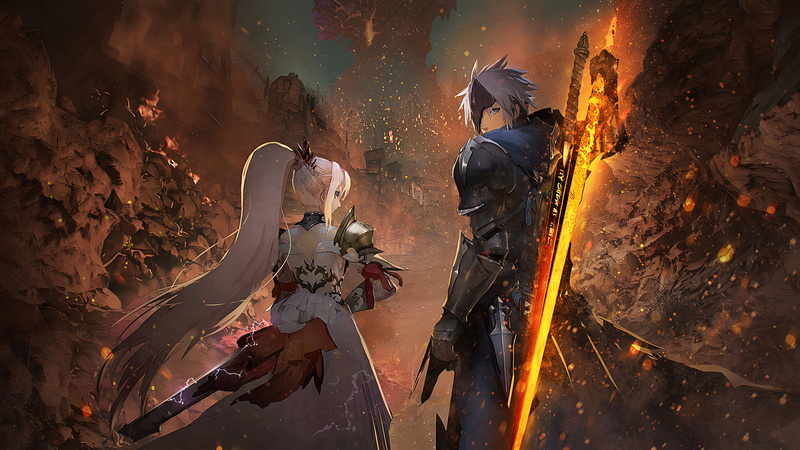 4K, women, Alphen (Tales of Arise), video game girls, men, 4K, BANDAI NAMCO Entertainment, video game art, video game boys, Shionne (Tales of Arise), Tales
