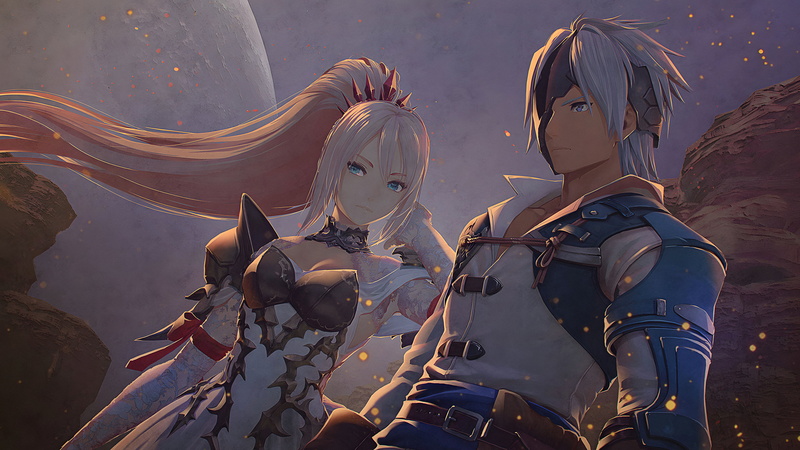Shionne (Tales of Arise), men, 4K, Alphen (Tales of Arise), BANDAI NAMCO Entertainment, women, Tales of Arise, video game art, video game girls, 4K, video