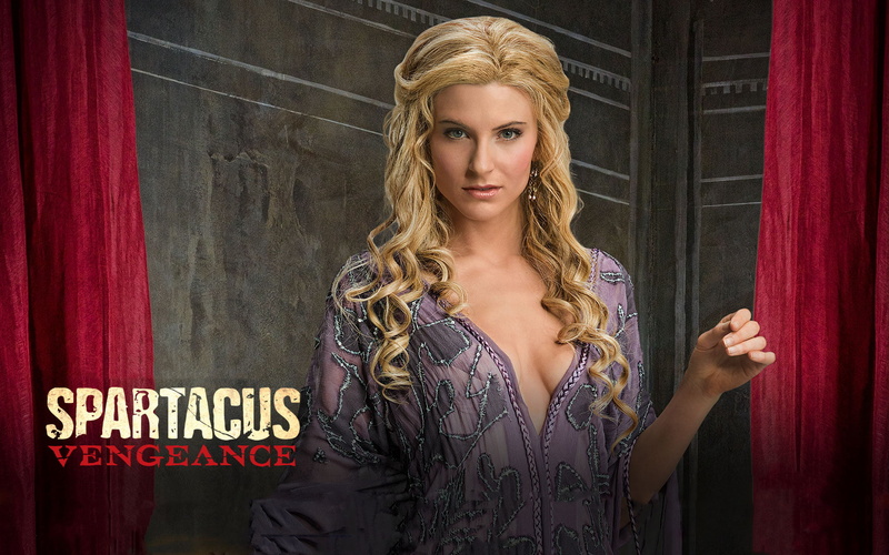 looking at camera, hair, women, hairstyle, Ilithyia, blond hair, fashion, adult, young adult, waist up, indoors, Spartacus, beauty, beautiful woman, standing