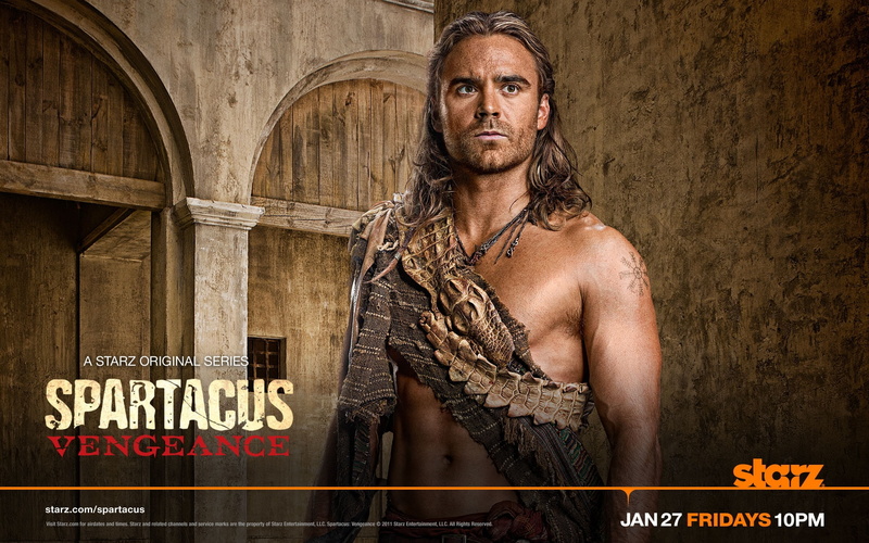 spartacus, vngeance, gannicus, vengeance, 1080P, poster