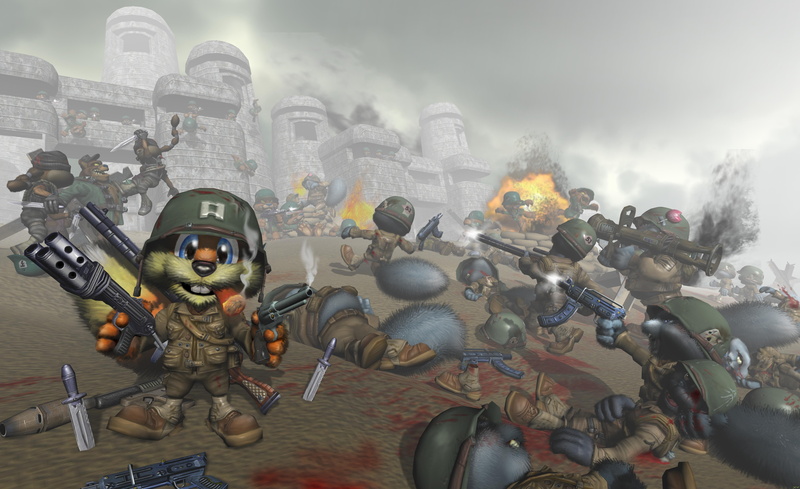 5K, family, squirrel, platform, conkers, action, conker, adventure