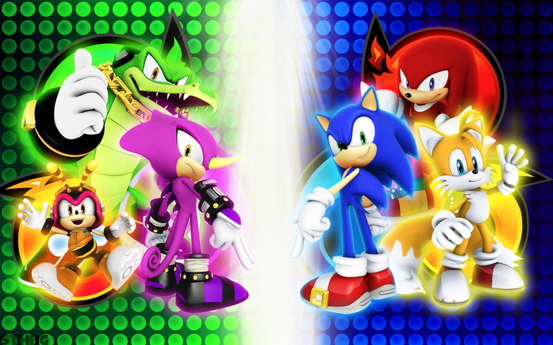 1080P, Sonic Heroes, Sonic, Miles " Tails" Prower, Knuckles the Echidna, Sonic the Hedgehog
