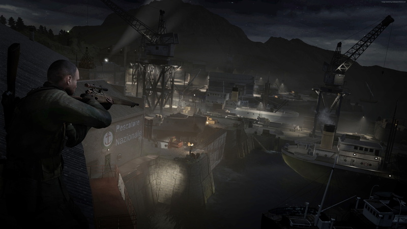 skill, PlayStation 4, men, working, Best Games, Sniper Elite 4, PS4, holding, one person, standing, indoors, industry, PC, concentration, real people, Xbox 360