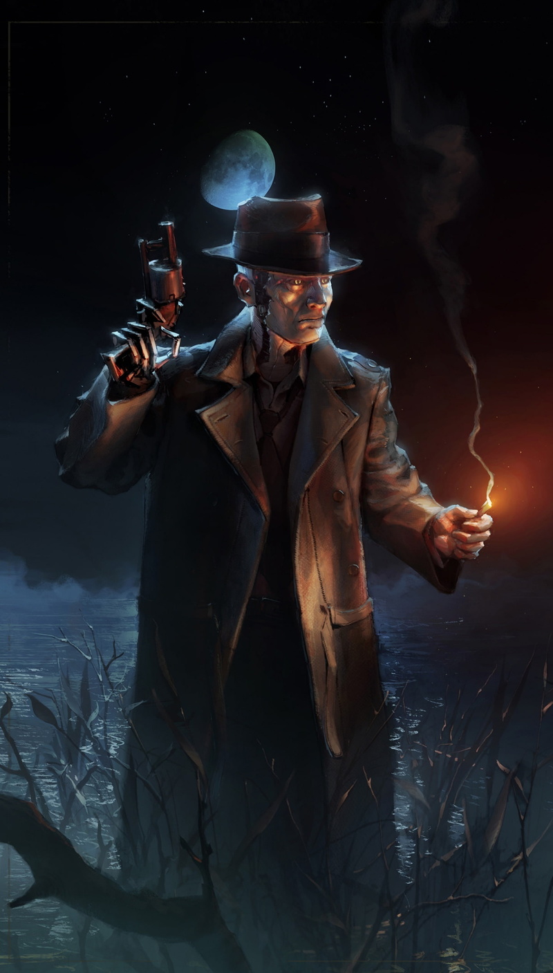 mature men, men, digital composite, Games, Night, three quarter length, evil, dark, Synth, mature adult, studio shot, portrait, Fallout, fallout4, hat
