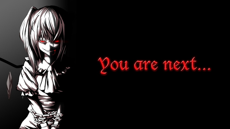 1080P, vampires, Touhou, scarlet, flandre, red, art, wall, Video Games, video, background, eyes, anime, girls, hd, x, simple, games