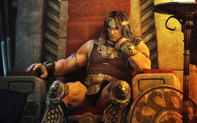 warrior, medieval, 3d and abstract, king, 2K, fantasy, throne