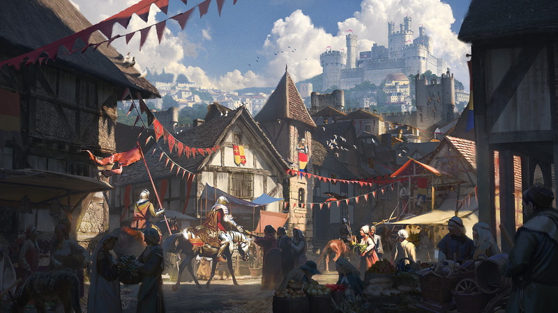 1080P, digital art, medieval, artwork