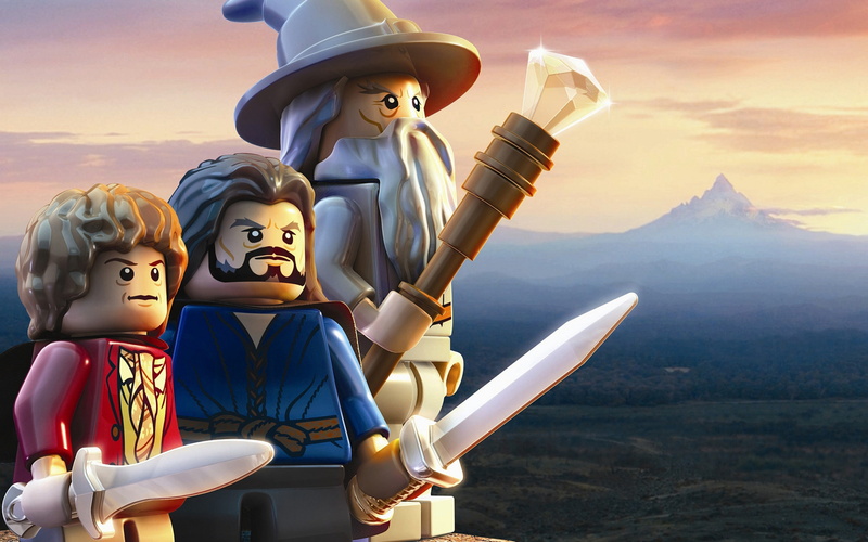 hobbit, staff, wizard, lego, gandalf, bilbo baggins backgrounds, 4K