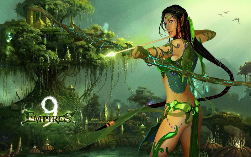 elves, Strategy, girl, action, rpg, 720P, 9empires, archer, 9, elf, mmo, Fighting, Magic, warrior, adventure, Empires, fantasy
